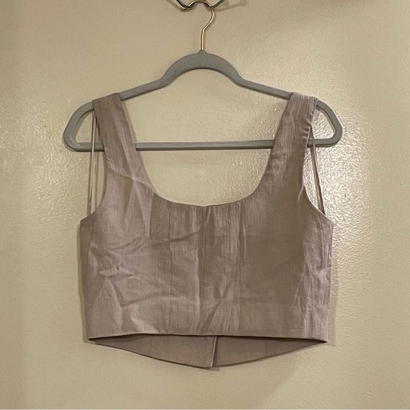 JASON WU NWOT Square Buttons Cropped Tank Top - Picture 5 of 7